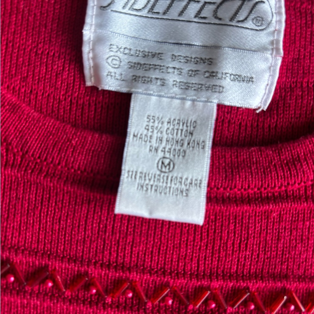 Red Knit Sweater - Picture 6 of 6